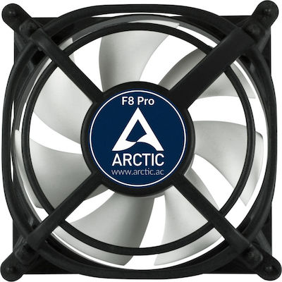 Arctic F8 PWM PST Case Fan 80mm (2000rpm / 31cfm) Χωρίς Led Φωτισμό και Σύνδεση 4-Pin Λευκό