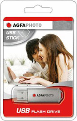 AgfaPhoto 8GB USB 2.0 Stick Silber