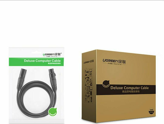 Ugreen AV130 XLR male to XLR female 1m Cable (20708)