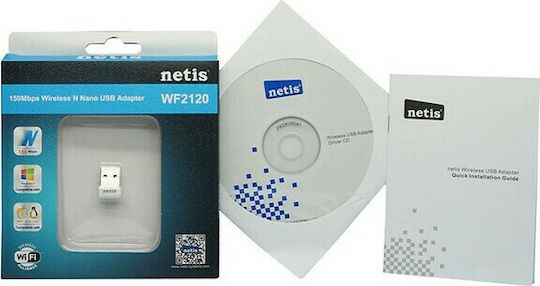 Netis WF-2120 Αντάπτορας Δικτύου USB με Ασύρματη Σύνδεση Wi-Fi 150Mbps