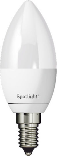 Spot Light Bec LED 9W pentru Soclu E14 și Formă C37 Alb natural 750lm