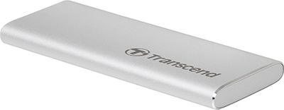 Transcend ESD240C USB 3.1 / USB-C Εξωτερικός SSD 120GB M.2 Ασημί