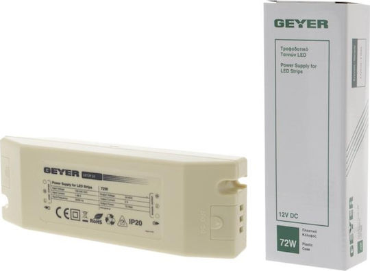 Geyer IP20 LED Power Supply 72W 24V