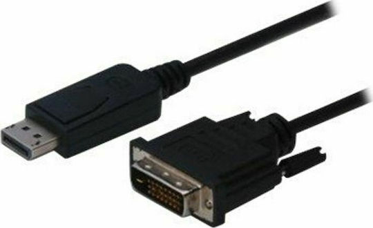 Digitus Kabel DVI-D-Stecker - DisplayPort-Stecker 1m Schwarz (AK-340301-010-S)