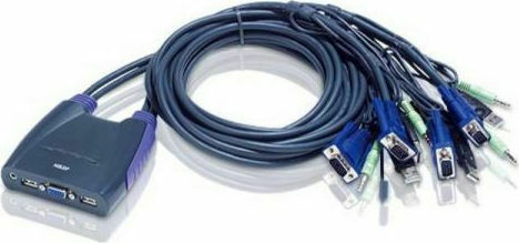 Aten KVM & Data Switch CS64US-AT