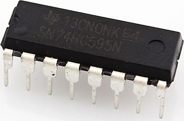 74HC595 8-Bit Shift Register DIP-16 Ολοκληρωμένο Κύκλωμα IC