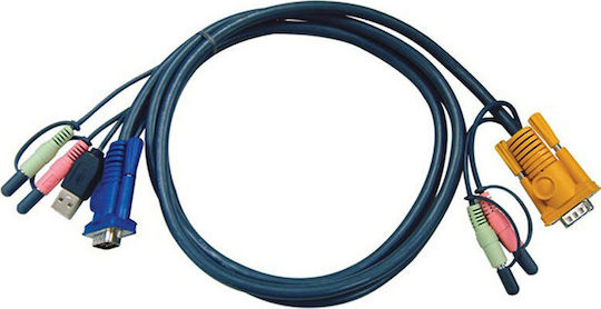 Aten Καλώδιο KVM 2L-5305U 5m για το CS1758 USB