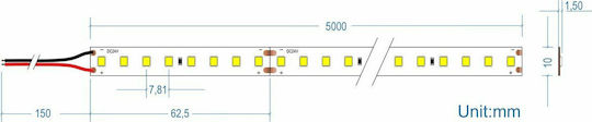 Cubalux Αδιάβροχη Ταινία LED 24V Ροζ Φως 5m Τύπου SMD5050