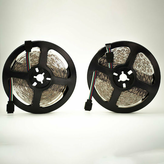 Metanor Smart Ταινία LED 12V RGB Φως 5m Τύπου SMD5050 με Τροφοδοτικό & Τηλεχειριστήριο
