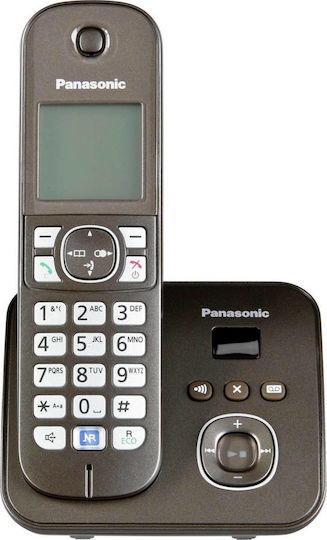 Panasonic KX-TG6821 Безжичен Телефон Кафяв