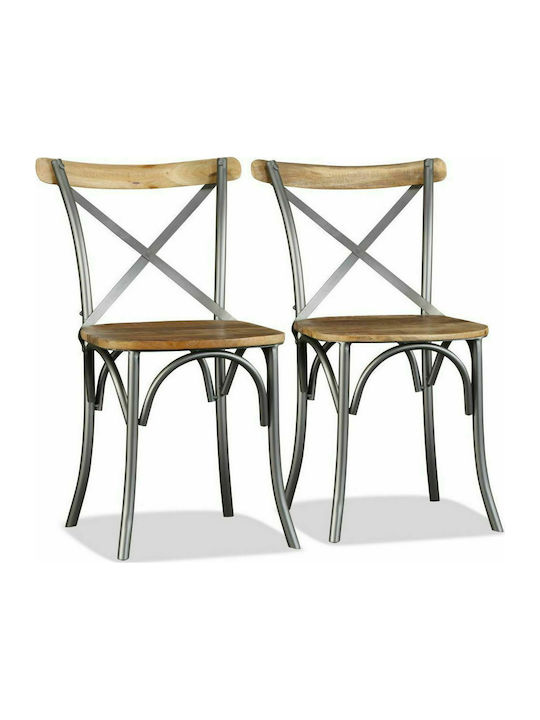 Stühle Cafe Mango / Steel 4Stück 51x52x84cm