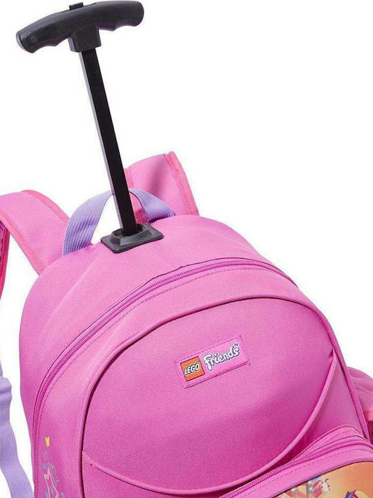 LEGO Friends Funpark School Bag Trolley Elementary, Elementary Pink 20Liters