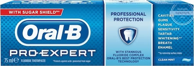 Oral-B Pro Expert Professional Protection Toothpaste for Sensitive Teeth , Ulitis , Plaque & Cavities 75ml