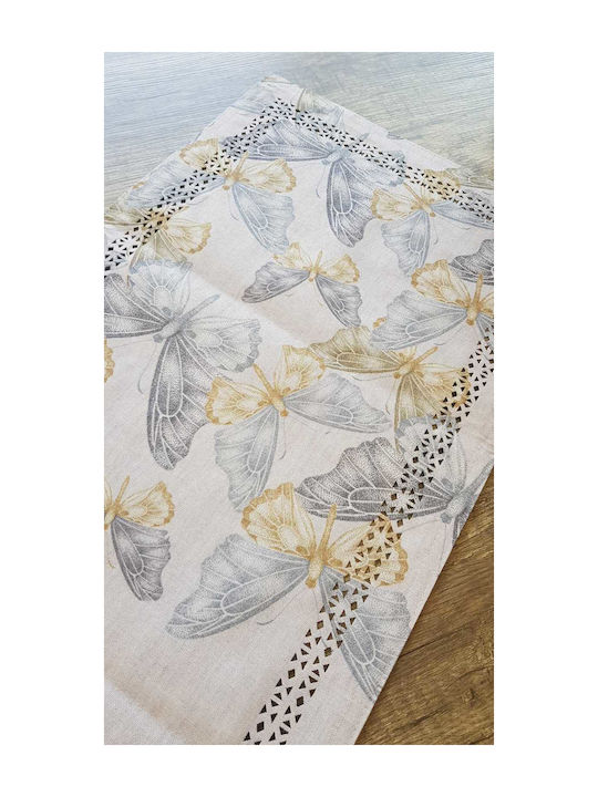 Saint Clair 2037 Polyester Tablecloth Runner Natural 40x160cm