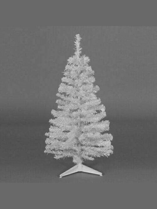 Super Colorado Christmas White Tree with Plastic Base and Built in Branches H90pcs