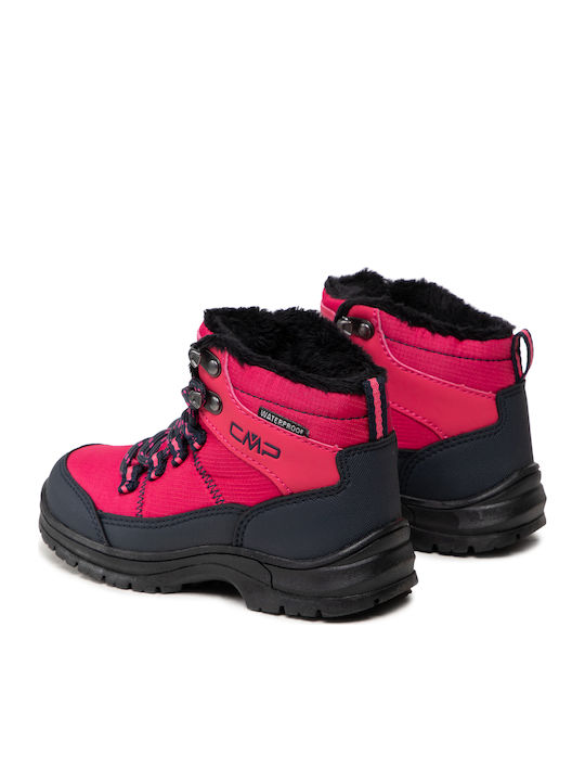 Kids Waterproof Hiking Boots Pink 31Q4954