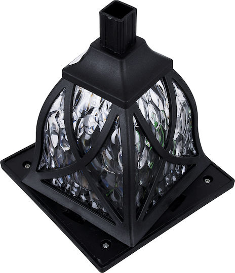 GloboStar Set of 6 Spiked Solar Light Lanterns 1W 100lm Warm White 3000K with Photocell IP65
