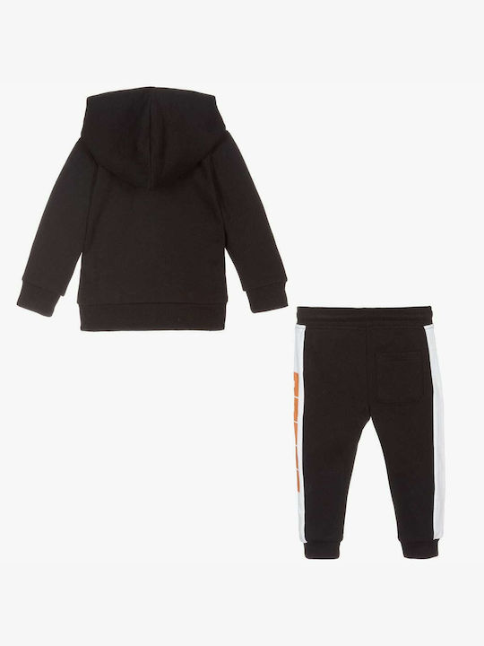 Guess Kids Sweatpants Set Black 2pcs Active