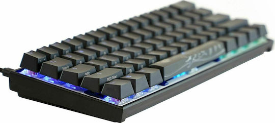 Ducky Mecha Mini Gaming Keyboard 60% with Cherry MX Red Switches and RGB Lighting (English US)