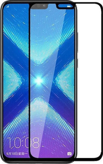 Пълно лепило Закалено стъкло за цялото лице (Honor 8X)