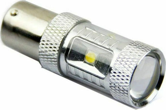 Lamps Car BA15S LED Yellow 5W 1pcs
