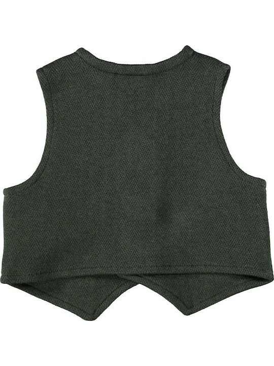 Name It Boys Vest with Buttons Gray