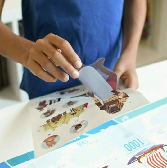 Poppik Aufkleber Discovery Timeline of World History für Kinder 8+ Jahre+ Jahre
