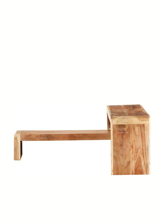 TV Stand Made of Solid Acacia Wood L120xD30xH23cm