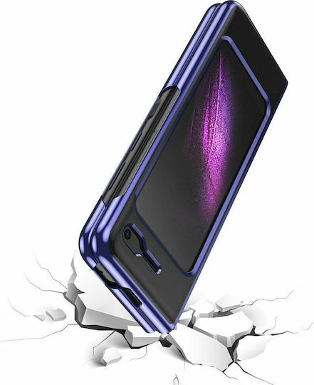 Hurtel Electroplating Case Back Cover Πλαστικό 0.3mm Μπλε