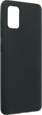 Forcell Soft Silicone Back Cover Black (Galaxy A52 / A52s)