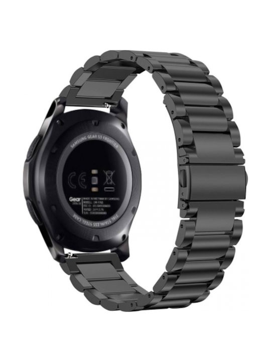 Metallic Curea Oțel inoxidabil Negru (Galaxy Watch (46mm) / Gear S3 - Galaxy Watch (46mm) / Gear S3)