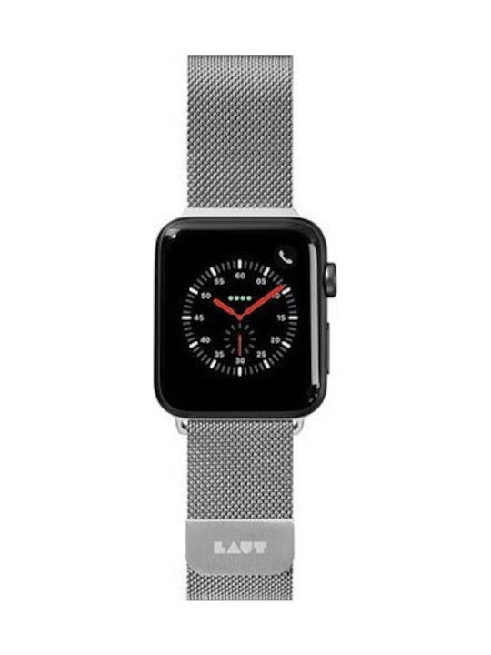 Laut Steel Loop Armband Rostfreier Stahl Silber (Apple Watch 44/45/46mm/Ultra 49mm)