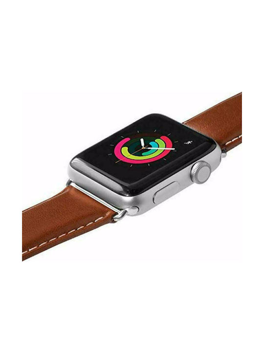 Laut Oxford Каишка Кожа Tobacco (Apple Watch 44/45/46mm/Ultra 49mm) LAUT_AWL_OX_BR