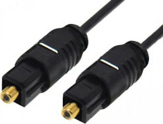 Optical Audio Cable TOS male - TOS male Μαύρο 5m ()