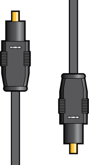 AvLink Optical Audio Cable TOS male - TOS male Μαύρο 2.5m (112.202UK)