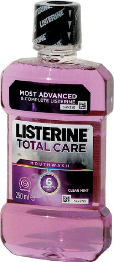 Listerine Total Care Στοματικό Διάλυμα Καθημερινής Προστασίας κατά της Πλάκας και της Κακοσμίας 250ml