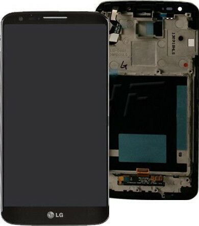 LG Ecran cu Mecanism Tactil și Cadru pentru Optimus G2 (Negru)