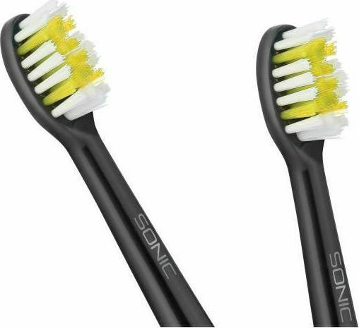 Teesa Sonic Electric Toothbrush Replacement Heads Black TSA8016 2pcs