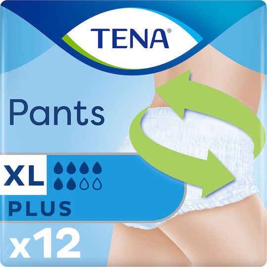 Tena Plus Incontinence Underwear XLarge 12pcs
