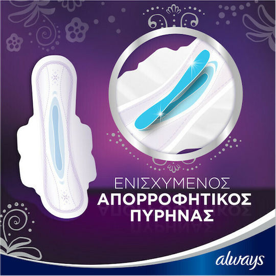 Always Platinum Ultra Normal Plus Sanitary Pads with Wings for Normal Flow 4 Drops Size 1 Double Pack 2x8pcs