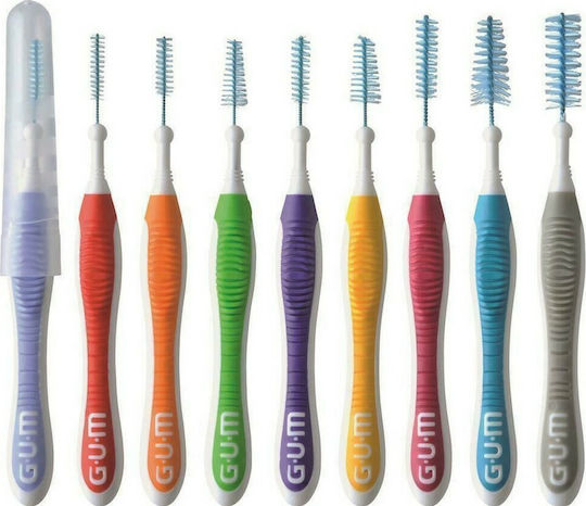 GUM Trav-ler Interdental Brushes 0.6mm Blue 6pcs