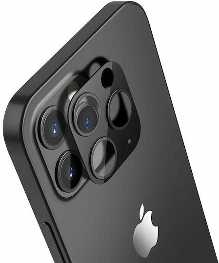 Hoco A18 3D Frame Film Camera Protection Metal Frame Black for the iPhone 12 Pro Max