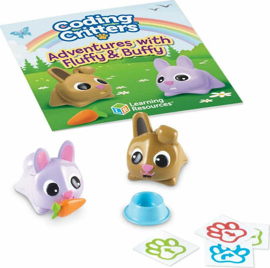 Learning Resources Coding Critters Pair-a-Pets: Adventures with Fluffy & Buffy Образователна Игра Образователни за 4+ години Години