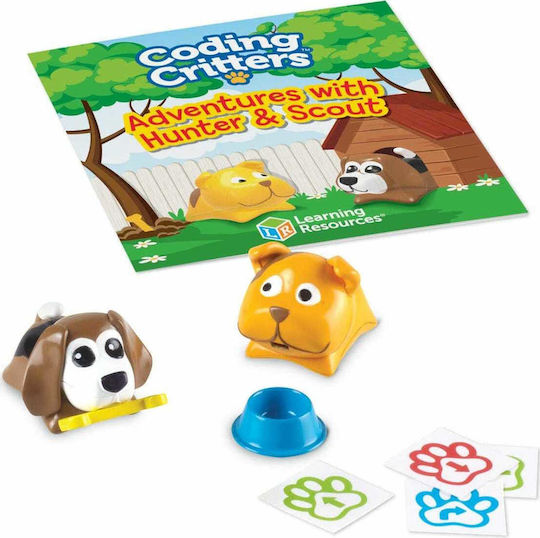 Learning Resources Coding Critters Pair-a-Pets: Adventures with Hunter & Scout STEM Образователна Игра Образователни за 4+ години Години