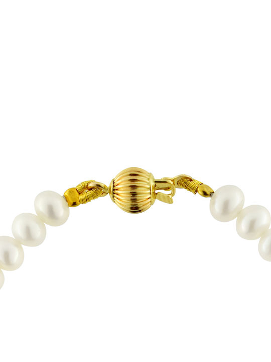 Margaritari Bracelet G122738 made of Gold 18K with Pearls