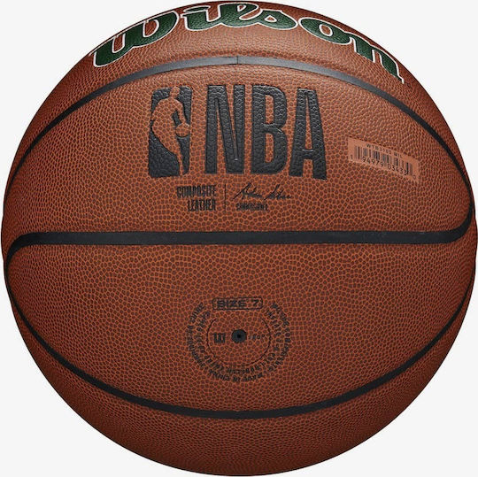 Wilson NBA Milwaukee Bucks Basket Ball Indoor/Outdoor