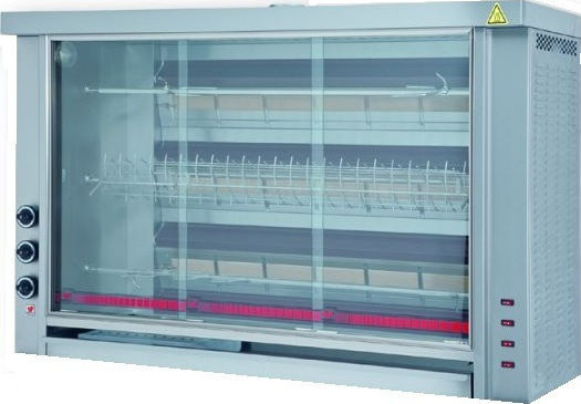North GAS K3A Σουβλιέρα Υγραερίου 18kW με Διαστάσεις 50x151x104.5cm