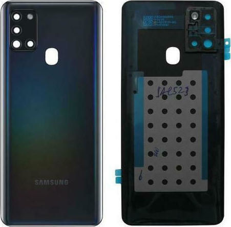 Samsung Καπάκι Μπαταρίας Μαύρο για Galaxy A21s