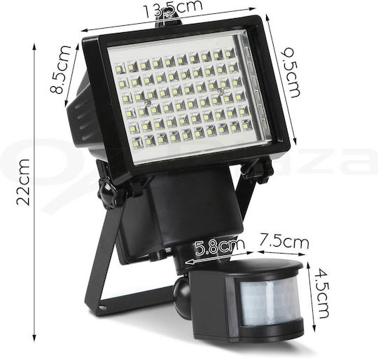 Solar LED Floodlight with Motion Sensor