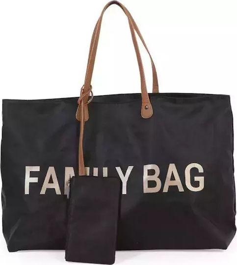 Childhome Τσάντα-Αλλαξιέρα Ώμου/Χειρός Family Black 55x18x40εκ.